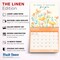 Brush Dance; Faith | 2027 13.75 x 24 Inch (Hanging) Monthly Deluxe Wall Calendar | Featuring the Artwork of Emily Burger of Blue Chair Blessing | Linen Envelope | Foil Stamped Cover; Category:Wall Calendars; Image:7